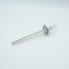 Power Feedthrough, 5000 Volts, 15 Amps, 3 Pins, 0.094″ Nickel Conductors, 1.57″ QF / KF Flange - A0514-1-QF - MPF Products, INC.