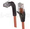 Patch Cord, Cat 5E Right Angle, 5Ft, Orange; Lan Category L-Com - 23T9144 - Newark, An Avnet Company