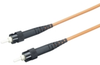 Ceramic Terminated 62.5-Micron Multimode GSA Fiber Optic Cable, ST-ST, Simplex Riser, 3-m (9.8-ft.) - EFN062-003M-C - Visual Sound, Inc.