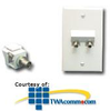 ICC Fiber Optic ST Modular Adapter - IC107ST2 - TelephoneStuff.com