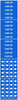 Brady B-946 White on Blue Vinyl Self-Adhesive Pipe Marker - 2 1/4 in Height - 1/2 in Character Height - 2 3/4 in Length - Printed Msg = PLANT AIR with Right Arrow - 7399-3C - 754473-67784 - R. S. Hughes Company, Inc.