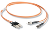 Composite Terminated Fiber Optic Cable, ST-SC, Duplex, Riser, 10-m (32.8-ft.) - EFN4020-010M - Visual Sound, Inc.