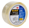 3M Scotch 375 Clear Standard Box Sealing Tape - 48 mm Width x 50 m Length - 3.1 mil Thick - 68764 - 051115-68764 - R. S. Hughes Company, Inc.