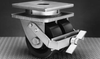 Series KP13 Kingpin-Free Dual Wheel - Rigid Caster -- RKP13125T-PI