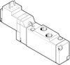 Air solenoid valve - MEH-5/2-1/8-P-L-B - Festo Corporation