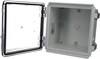 Enclosure, Multipurpose, Pc, Grey/clear; Enclosure Type Bud Industries - 22AJ1457 - Newark, An Avnet Company