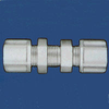 Jaco - Kynar, Nylon, And Polypropylene Tube And Hose Bulkhead Union Fitting -- 61057 - Image