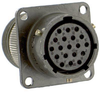 Circular Connector Receptacle, Size 14, 19 Position, Wall; Product Range Amphenol Industrial - 95F1694 - Newark, An Avnet Company