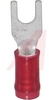 Terminal, Spade Tongue, 22-16AWG, Red, Stud Sz 6 - 70083967 - Allied Electronics, Inc.