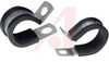 Cable Clamps; Cushioned; StaIn.less Steel; 01.000 In.; .906 In.; 0.500 In.; 0.20 - 70182296 - Allied Electronics, Inc.