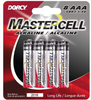 Alkaline Batteries -- 41-1638 AAA MASTERCELL ALKALINE BATTERIES - 8 PER CARD - Image