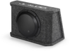 Enclosed Subwoofer System with Single 10W3v3-2 Subwoofer Driver, Dark Gray Carpet (500 W, 2 &Icirc;&copy;) - Sealed Enclosure -- CS110RG-W3v3 - Image