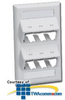 Panduit® Mini-Com Classic Series Sloped Faceplates.. - CFPSL6 - TelephoneStuff.com