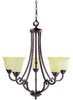 GZ-1-2086-5-25 Mid. Chandeliers-Glass Up - 735864 - Capital Lighting, Inc.