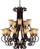 31435 Large Chandeliers-Glass Shade - 704876 - Capital Lighting, Inc.