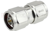 N Male (Plug) to N Male (Plug) Adapter IP67 UnMated, Tri-Metal Plated Brass Body, 1.3 VSWR - SM4458 - Fairview Microwave Inc.
