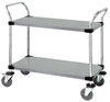 Utility Cart, 2 Solid Shelves, Ss; Height Quantum Storage - 42AC6718 - Newark, An Avnet Company