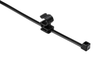 2-Piece Fixing Ties With Pipe Clip, 50Lbs, Clip Dia .26-.3 Max Bun Dia 1.38 Pa66Uv Tie, Hirhs Mnt, Blk 500/pk Rohs Compliant Hellermanntyton - 75Y4276 - Newark, An Avnet Company