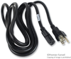 Power Cord Nema5-15P/iec, 3M, 13A, Black; Connector Type A Volex - 93K2582 - Newark, An Avnet Company