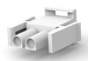 Plug Housing, 2Pos, Nylon 6/6, Natural; Product Range Amp Te Connectivity - 28X4873 - Newark, An Avnet Company