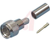connector,rf coaxial,mini-uhf,crimp 3-piece plug for rg/u 58 cable -- 70080912