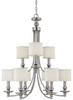 3919MN-451 Mid. Chandeliers-Drum Shades - 429911 - Capital Lighting, Inc.
