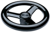 Plastic Three Spoked Handwheels by ELESA® -- 22631 - Image