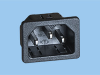 IEC 60320 C14 Snap-In Inlet; 1.5mm panel thickness - 83030150 - Interpower