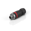 ZS2020-3711 | M12, power, field assembly, plug, straight, male, 4-pin, S-coded, IP67 -  - Beckhoff Automation LLC