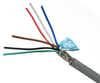 Quabbin Multiconductor RS-232, AWM 2464 - 22 AWG, 10 conductor, shielded, PVC, Chrome Gray -- 7635 - Image