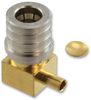 Rf / Coaxial Connector, Qma Coaxial, Right Angle Plug, Solder, 50 Ohm, Rg316, Brass Rohs Compliant Amphenol Rf - 78X5704 - Newark, An Avnet Company