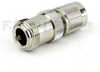 N Female (Jack) to TNC Male (Plug) Adapter, 1.4 VSWR -- SM4140 - Image