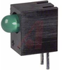 Indicator, LED;Green;30mcd;0.114In.Dia.;T-3;60deg;565nm;150mA;2.1V Vf;105mW - 70127546 - Allied Electronics, Inc.