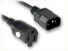 IEC-60320-C14 to NEMA 5-15R Q-LOCK HOME // Featured Products -- 5250.012QL - Image