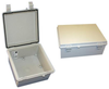 Enclosure, Wall Mount, Abs, Light Gray; Enclosure Type Bud Industries - 73R8001 - Newark, An Avnet Company