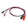 Alligator Clip to 0.080″ Pin Socket, 18 AWG PVC Test Lead -- 691 - Image