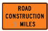 Road Construction Sign 60
