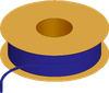 Flexible Tubing, 90 Shore A, Blue Opaque - AP02T371PEBL - ARKPLAS
