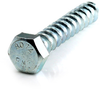 1/2 x 2" Gr. 2 Hex Lag Bolt, Zinc -- BG2HLB040020Z - Image