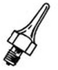 Weller Desolder - Thread In Tip DS116 - Desolder - Thread In Tip - 0.75 in Tip Length - 0.093 in Tip Width - 0.043 in Thick - 037103-47449 - R. S. Hughes Company, Inc.
