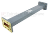 WR-137 Waveguide Section 12 Inch Length Straight Using CPR-137G Flange With a 5.85 GHz to 8.2 GHz Frequency Range in Commercial Grade -- SMF137SA-12 - Image