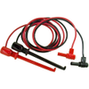 XJL Macro-Hook to Shrouded R/A Banana Plug, 18 AWG Silicone Test Lead - 433XJL - E-Z-HOOK, a division of Tektest, Inc.
