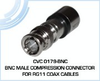 BNC Male Compression Connector for RG11 Coax Cables - CVC 0179-BNC - Visual Sound, Inc.