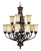 Mid. Chandeliers-Glass Up - 220044 - Light Center (The)