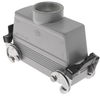 Standard, Rectangular Hood, size 104.27, Double Latch, Top PG29 cable entry - CAV-24X29 - Mencom Corporation