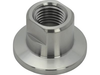 ISO-KF Flange Adapter, NW10 Flange to 0.25 in. Female NPT, 304 S.S. -- 100312300 - Image