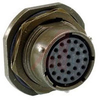 CONNECTOR,JAM NUT RECEPTACLE,CLASS A,SIZE 20,16 #16 SOLDER PIN CONTACT - 70011374 - Allied Electronics, Inc.