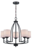 LS-19785D/BRZ Mid. Chandeliers-Drum Shades - 301460 - Capital Lighting, Inc.