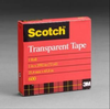 3M Scotch 600 Clear Box Sealing Tape - 3/8 in Width x 72 yd Length - 2.3 mil Thick - 06941 - 021200-06941 - R. S. Hughes Company, Inc.