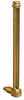 Vented Long Elbow Brass Liquid Level Gage, 7 17/32” Sight Opening, 1/2” Diameter Glass, 1/8” Male NPT Mounting Thread - B1149-31 - Oil-Rite Corp.